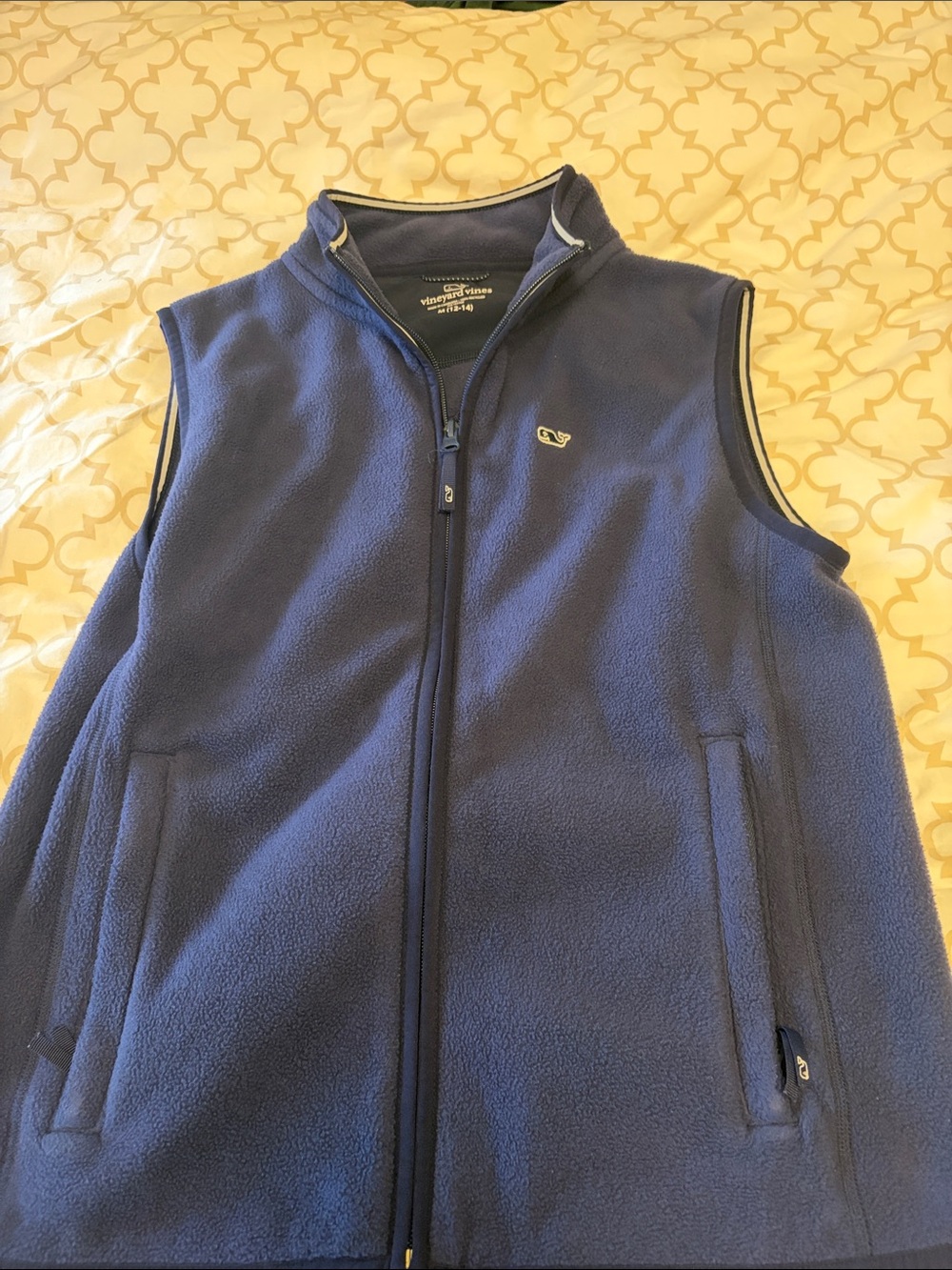 Vineyard Vines boys Deep Navy Fleece Vest